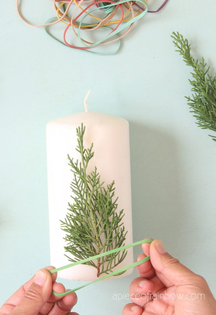 DIY Christmas Candles: 3 Easy Decorations! - A Piece Of Rainbow